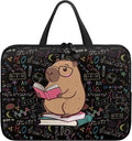 Capybara Formula 15 Inch Laptop Sleeve Protective Laptop Case Tote Bag with Zipper for Women Men Handbag Tablet Carrying Case Shoulder Bag for Business Travel Back to School Supplies