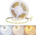 JOYLIT 24V COB LED Strip Lights White CCT 2700K-6000K 610LM/FT Ultra Bright, UL Listed 16.4ft 640LEDs/M High Density CRI 92+ 90W Dimmable Tunable White LED Tape Light for Commercial, Residential