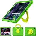 Case for iPad Pro 12.9 6th/5th/4th/3rd Gen, Heavy Duty Shockproof EVA Foam Protective Cover with 360° Rotating Stand, Stable & Lightweight, for Kids, Work, Travel & Creative Use - Green