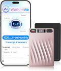 AI Voice Recorder, Professional Voice Activated Recorder with AI Transcription & Summarize, 64GB Storage, 30H Battery, Noise Cancellation and AI Note Taker for Meetings and Interviews & calls