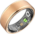 Smart Ring for Women Men,Fitness Ring with 24/7 Activity Tracking,Stress,Sleep Monitoring,No APP Subscription Fees,Compatible with iOS & Android, HarmonyOS Rose Gold, 10#