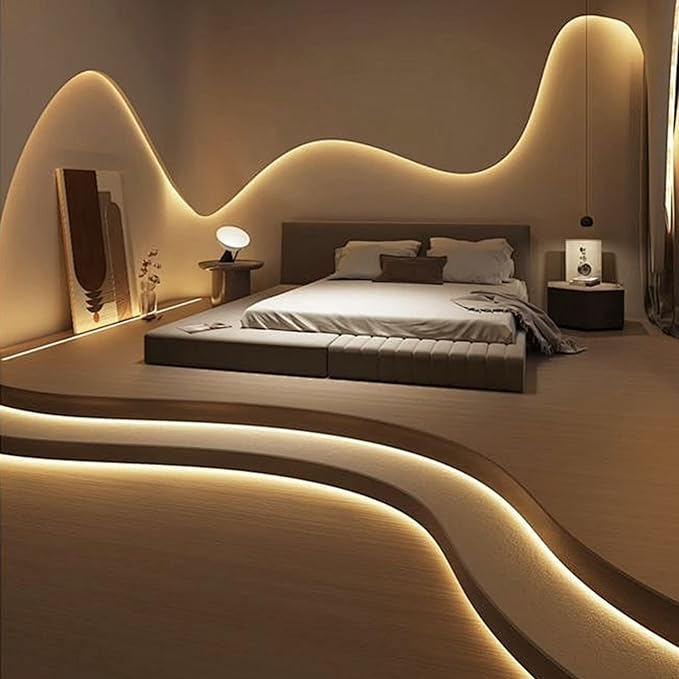 USB C 12V LED Strip Lights 16.4ft, Bright Under Cabinet Lighting for Kitchen, TV Backlight & RV Camper, Flexible Tape Light for 3D Printer & Desk