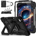 WESOROL Case for iPad Pro 13 Inch M5 2025 / M4 2024 (7th Gen) with Screen Protector/360° Rotating Stand/Pencil Holder/Shoulder Strap,Military Grade Shockproof iPad Case 13 Inch iPad Pro M5/M4,Black