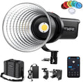 AMBITFUL EF100 100W 5600K Aurora COB LED Video Light,CRI 95+, TLCI 97+,Built-in FX Effects for Still Life Photography, Portrait, Studio Lighting,Interview Lighting,Support APP Control