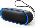 LENRUE Bluetooth Speakers, Waterproof Portable Speakers with TWS, 24 Playtime, Stereo Sound, Wireless for Home Shower Pool Beach Outdoor (Black)