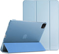 ProCase Smart Case for iPad Pro 12.9 2022/2021/2020/2018, Slim Stand Hard Back Shell Smart Cover for iPad Pro 12.9" 6th Gen/5th Gen/4th Gen/3rd Gen -SkyBlue