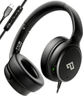 USB C Headphones Wired Headphones Over Ear with HD Mic, Lightweight Foldable Active Noise-Canceling Headphone for iPad/Sports/School/Travel/iPhone 17/16, Samsung S25/S24, Google Pixel 9,Ideal Gifts
