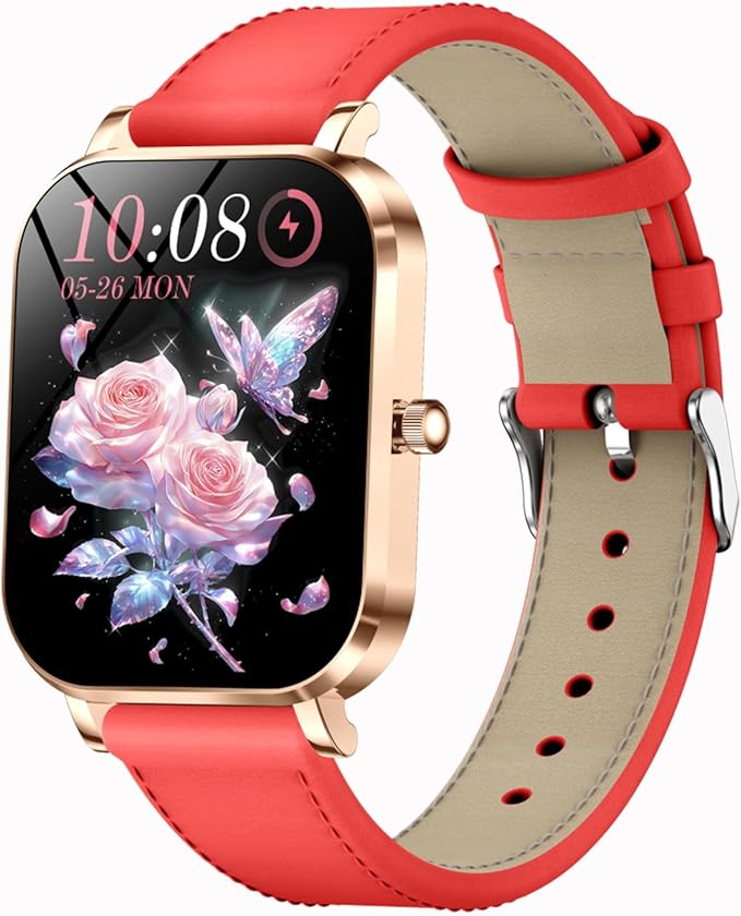 Smart Watches for Women Fitness Tracker for Women Fitness Watch with Heart Rate Monitor Sleep Monitoring Pedometer Calorie Voice Assistant for Android iOS