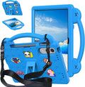 AKABEILA Compatible with Lenovo xiaoxin pad pro GT 11.1 inch TB-710FU (2025) Tablet Case, Lightweight Shockproof Protective Case with Shoulder Strap & Stand Handle for Girl Kid Gift Sky Blue