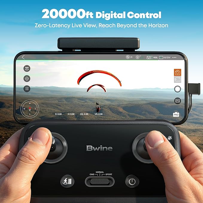 Bwine F7GB2 Pro Drones with Camera for Adults 4K with 75 Mins + F7MINI 8K Photo Drones with Camera for Adults 4K Video Quadcopter under 249g with 96Mins