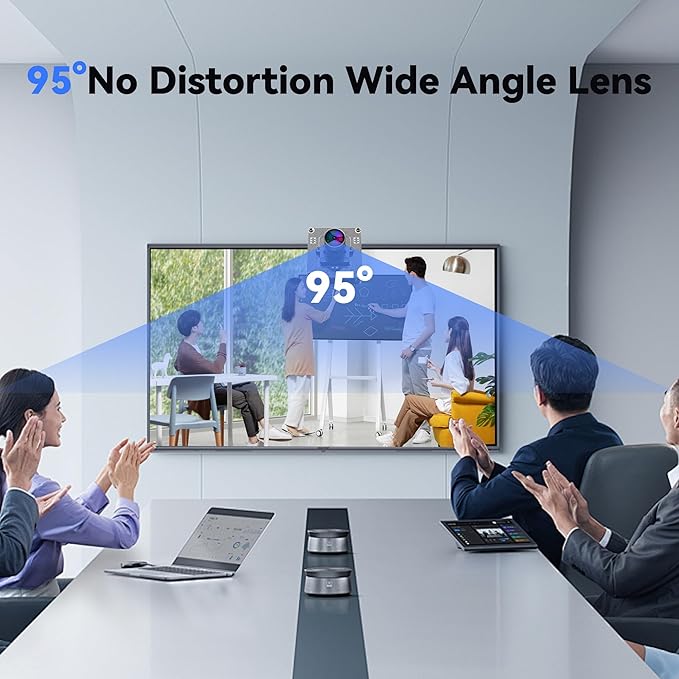 20MP USB Camera 4K 30fps USB3.0 Type-C Webcam,3840P High Resolution Camera with 95° Wide Angle No Distortion Lens, Plug & Play for Windows Linux Mac PC Jetson Nano Industrial Machine Vision