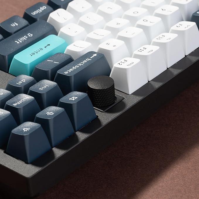 Keychron Q3 Max Wireless Custom Mechanical Keyboard, Full Aluminum 2.4 GHz Bluetooth QMK TKL Layout RGB with Hot-swappable Gateron Banana Switch Compatible with Mac Windows Linux