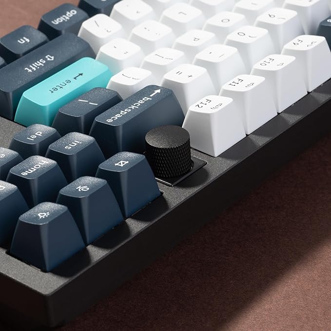 Keychron Q3 Max Wireless Custom Mechanical Keyboard, Full Aluminum 2.4 GHz Bluetooth QMK TKL Layout RGB with Hot-swappable Gateron Brown Switch Compatible with Mac Windows Linux