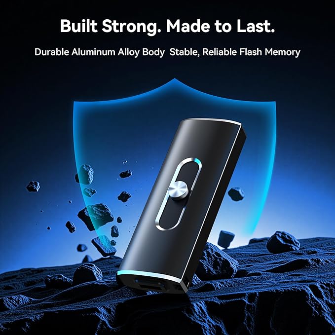 256GB USB C Flash Drive Dual USB 3.2 Gen 1 Type C & USB A Thumb Drive, 150MB/s 2-in-1 USB-C Memory Stick for iPhone 15/16/17, Android Phone, Tablet, MacBook, Computer – Black (1 Pack)