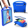 Bam Bino Space Suit, iPad Air 11 Inch Case Kids(M2/M3/M4), iPad Pro 11inch(M4/M5), iPad A16(11thGen), iPad 10thGeneration, Built-in Screen Protector, Handle, Kick Stand, Shoulder Strap (Galactic Blue)