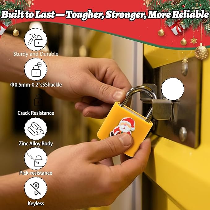 UMIKSMART Fingerprint Padlock, Keyless Fingerprint Padlock with USB Charging, Smart Keyless Padlock for School Locker, Gym Locker, Backpack and Travel Bag, Gift for Kids, Teens and Friends