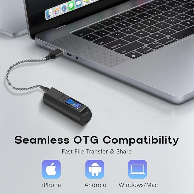 128GB Voice Activated Recorder with Playback: Magnetic Audio Recorder with AI Noise Cancellation, 220 Hours Continuous Recording, Recording Device for Lectures Meetings Interviews Classroom