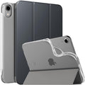 MoKo Case Fit New iPad mini 7 (A17 Pro) 2024, iPad mini 6th Generation Case 2021 (8.3-inch), iPad mini 6 Case, Soft TPU Translucent Frosted Back Cover Case for iPad mini 7th, Space Gray