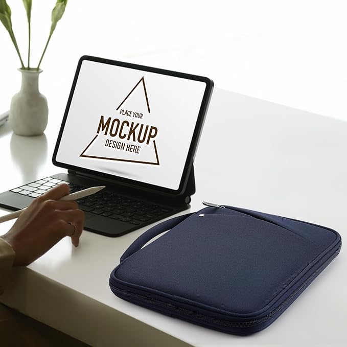 MoKo 13-14 Inch Laptop Sleeve Bag Carrying Case with Handle, Padded Protective Travel Bag for New 13-inch Mac Neo A18 Pro, 14” Mac Pro M5/M4/M3/M2/M1, 13“ Air M5/M4/M3/M2/M1, Indigo