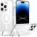 Magnetic Compatible with iPhone 14 Pro Case, [Built-in Invisible Kickstand][Compatible with MagSafe] [Military Grade Shockproof] Slim Thin Phone Case for iPhone 14 Pro 6.1