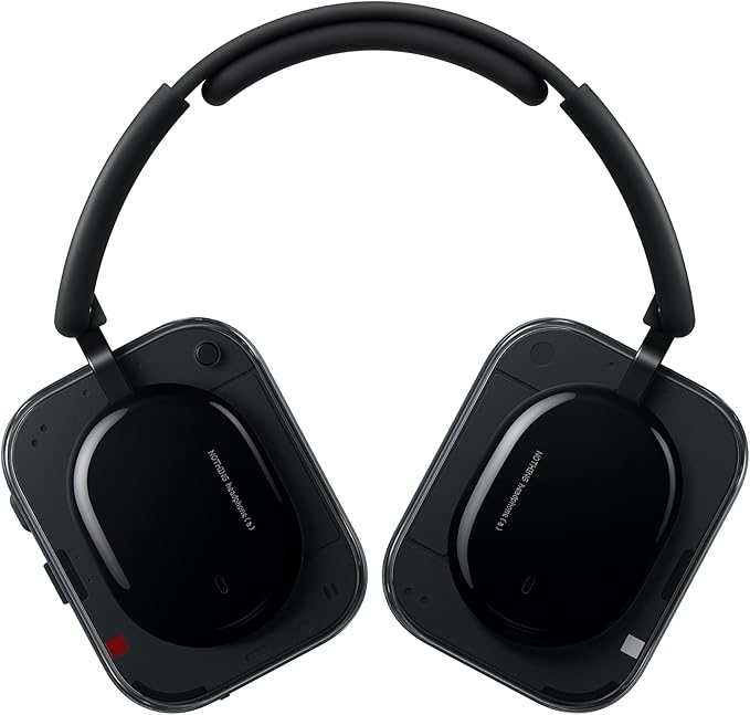 Nothing Headphone (a) 2026 New, Adaptive Active Noise Cancelling Headphones, Wireless Over Ear Bluetooth 5.4 ANC Headset with LDAC Hi-Res, 5 HD Mics Ultra Bass via APP, 135 Hours Playtime, Black
