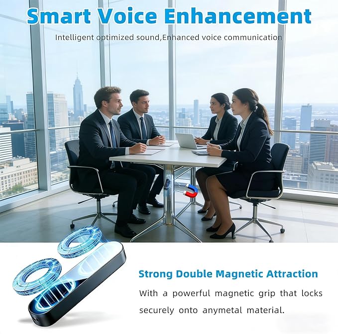 Voice Recorder 5000mAh 128GB AI Intelligent Triple Noise Reduction, Long Battery Life 40 Days, Voice Activated, Magnetic Digital Audio Recorder for Meetings, Interviews, Lectures, Classroom