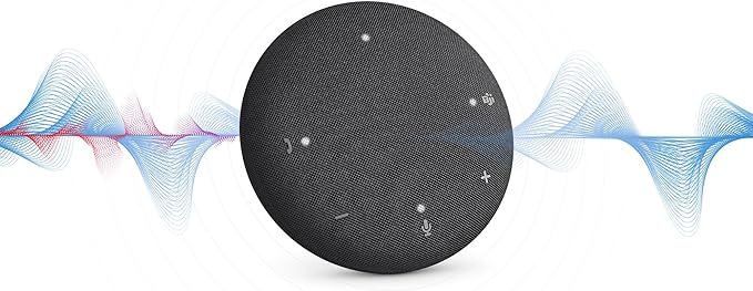 Dell Pro Wired Speakerphone - SP325 - USB-C, Zoom/Microsoft Teams Certified, 4 Omnidirectional Microphones, AI-Based Noise Cancellation Microphones