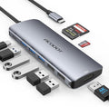 USB C Hub, Acodot 9 in 1 USB C to 4K@60HZ HDMI Multiport Adapter, 3 USB 3.0 Ports, SD/TF Card Reader, 100W PD, Desigend for MacBook Pro Air HP XPS and Other Type C Devices