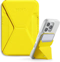 MOFT Magnetic Wallet Stand Compatible with iPhone 17/16/15/14/13/12 Series, Angle Adjustment & Magsafe Compatible MOVAS Phone Stand,Neon