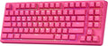 Kisnt KN85 Wireless Mechanical Keyboard, 75% Layout with RGB Backlit, Bluetooth/2.4GHz/USB-C, Custom Hot Swappable Silent Switches, Quiet Typing for Windows/Mac/PC (Berry Red)