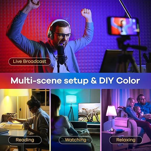 Linkind Matter Smart RGBTW Bulb, Color Changing Light Bulbs Music Sync, Bundle with Linkind Matter Smart Plug, Work with Apple Home, Siri, Alexa, Google Home, SmartThings