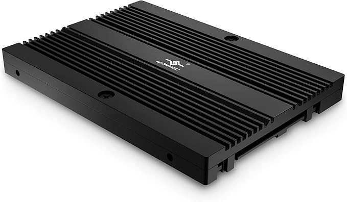 Vantec Multi-Size M.2 NVMe to U.2 (SFF-8639) 2.5" SSD Adapter (MRK-NVM2U2-BK), Convert M.2 NVMe into U.2, Not for SATA, Black, Size: 3.9 x 2.7 x 0.4 inches / 100 x 70 x 9.5mm