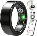 Smart Ring Fitness Tracker for Women and Men, Heart Rate Monitor, Sleep and Stress Monitoring, Menstrual Cycle Tracking, Step Counter, IP68 Waterproof, No Subscription, Compatible with iOS and Android