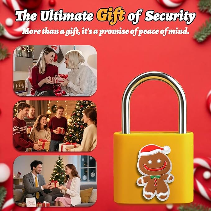 UMIKSMART Fingerprint Padlock, Keyless Fingerprint Padlock with USB Charging, Smart Keyless Padlock for School Locker, Gym Locker, Backpack and Travel Bag, Gift for Kids, Teens and Friends