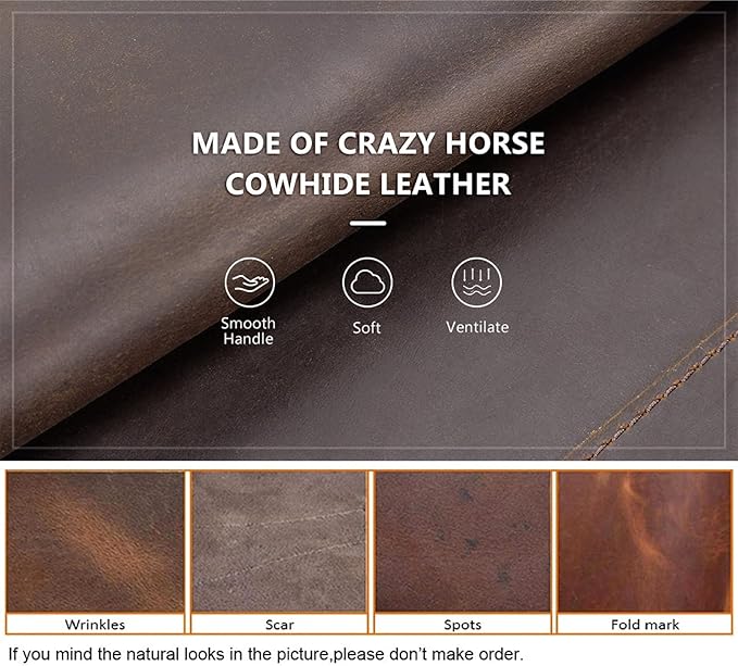 Top Grain Leather 11" Sleeve Slim Protector Case for Tablet, Solid Vintage Design, Fully Handmade, Compatible with 10.5"/10.9"/11" iPad Pro/Air, 10.2" iPad 7th/8th/9th Gen, Coffee 11 Inch