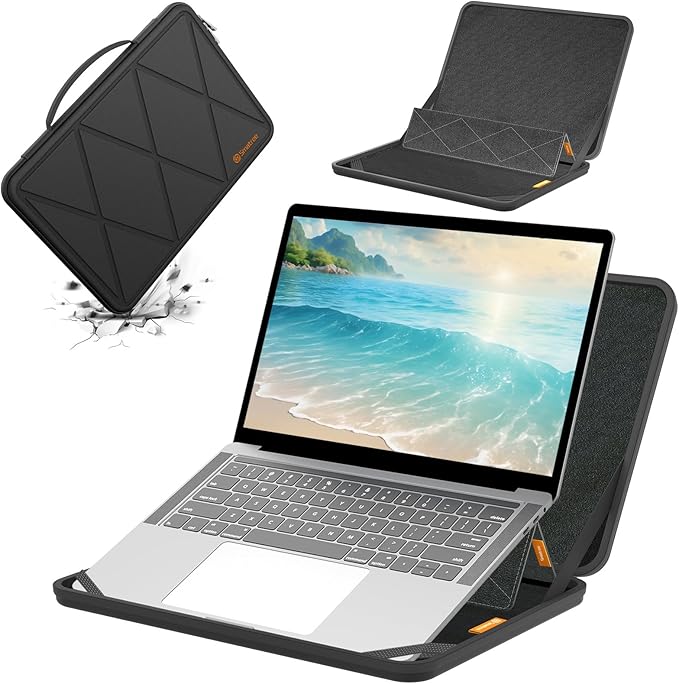 Smatree MS94 Hard EVA Protective Sleeve with Stand Compatible for 15.6 inch HP Victus Gaming Laptop 15z/15t/15, for 16 inch HP Envy 16-h1097nr/16-h1047nr/16t-h1000 Waterproof Sleeve