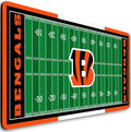 Large Gaming Mouse Pad, Mousepad with Non-Slip Rubber Base for Laptop Computer Desktop Keyboard,Football Fans Black Orange Design Mat Boy Husband Gift