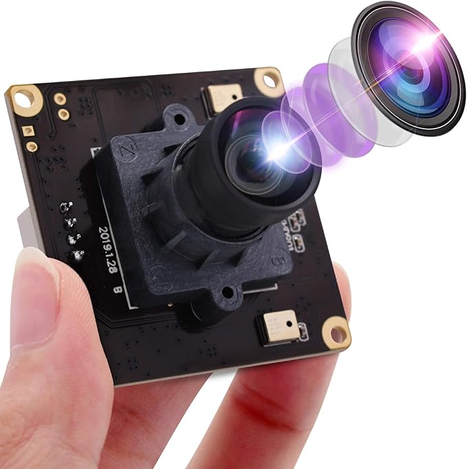 4K Webcam Mini USB Camera with 100 Degree,Ultra HD 2160P Web Camera with Sony IMX317 Sensor Minicam Aluminum Case Webcamera UVC Support,Plug&Play for Windows,Android,Mac,Linux Web Cams