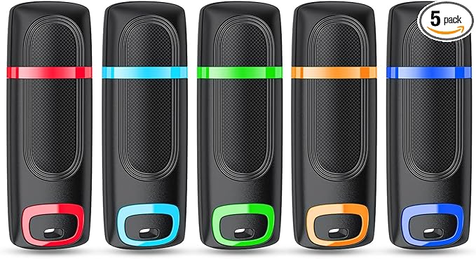 RAOYI 5 Pack 16GB Flash Drive, USB 3.0 High Speed Memory Stick Thumb Drive Jump Drive Zip Drive for Data Storage and Backup (Multicolor)