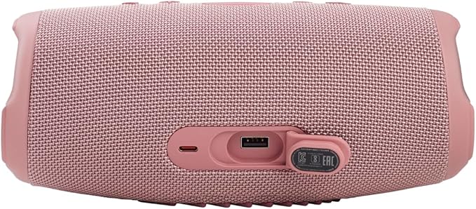 JBL CHARGE 5 - Portable Waterproof (IP67) Bluetooth Speaker with Powerbank USB Charge out, 20 hours playtime, JBL Partyboost (Pink)