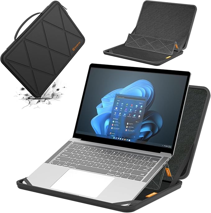 Smatree MS56 Hard EVA Protective Sleeve with Stand Compatible for 14 inch HP EliteBook 840/845/1040 G11/G10/G9, EliteBook 645/640 G11, Elite X360 1040 G11/G10/G9 2-in-1