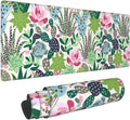 Cute Large Mouse Pad Desk Mat, Succulents and cactus Big Extended Funny Gifts XL Gaming Mousepad with Stitched Edges for Writing, Table, Long Extended Desk Pad for Women Girls Office, 31.5*11.8 Inch