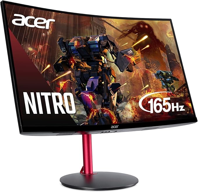 Acer 27" 1500R Curved 165Hz Gaming Monitor and 1TB Seagate Portable External Hard Drive Bundle