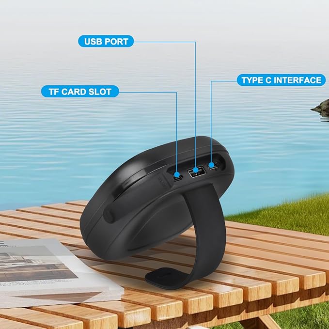 Portable Bluetooth Speaker for Bike, Mini Outdoor Travel Speakers, Wireless Traveling Bicycle Speakers, Integrated Design Bicycle Speaker with Loud Sound for Riding, TWS