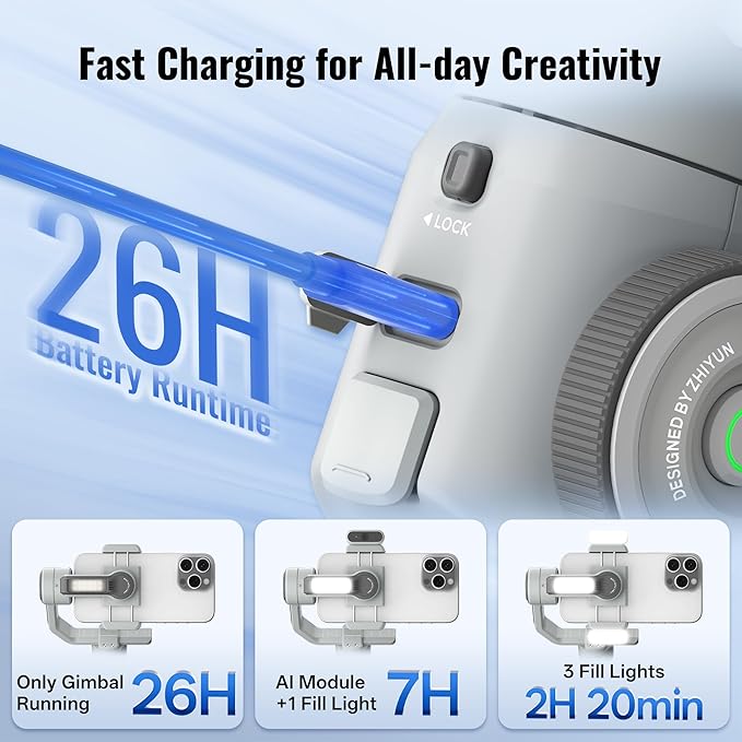 ZHIYUN Smooth 5E Combo Smartphone Gimbal Stabilizer