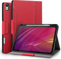Antbox for iPad Air 13 Inch Case 2026 M4 /2025 M3 /2024 M2, Built-in Pencil Holder, Fully Supports Pencil Pro and Pencil (USB-C), Auto Sleep/Wake Function PU Leather iPad Air 13'' Cover (Red)