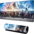 Large Gaming Mouse Pad，Long Mousepad, Extended XL Office Desk Mat, Long Full Desk Pad，Stitched Edges & Anti-Slip Rubber Base，Desk Pad for Keyboard and Mouse，Desk Accessories Supplies，31.5 x 11.8 inch
