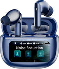 Wireless Earbuds, Ear Buds Active Noise Cancelling with Charging Case, 6.0 Bluetooth Earbuds with AI Clear Calls, 40H Playtime for Sports & Working, Stereo Sound Headphones for iPhone/Android-NavyBlue