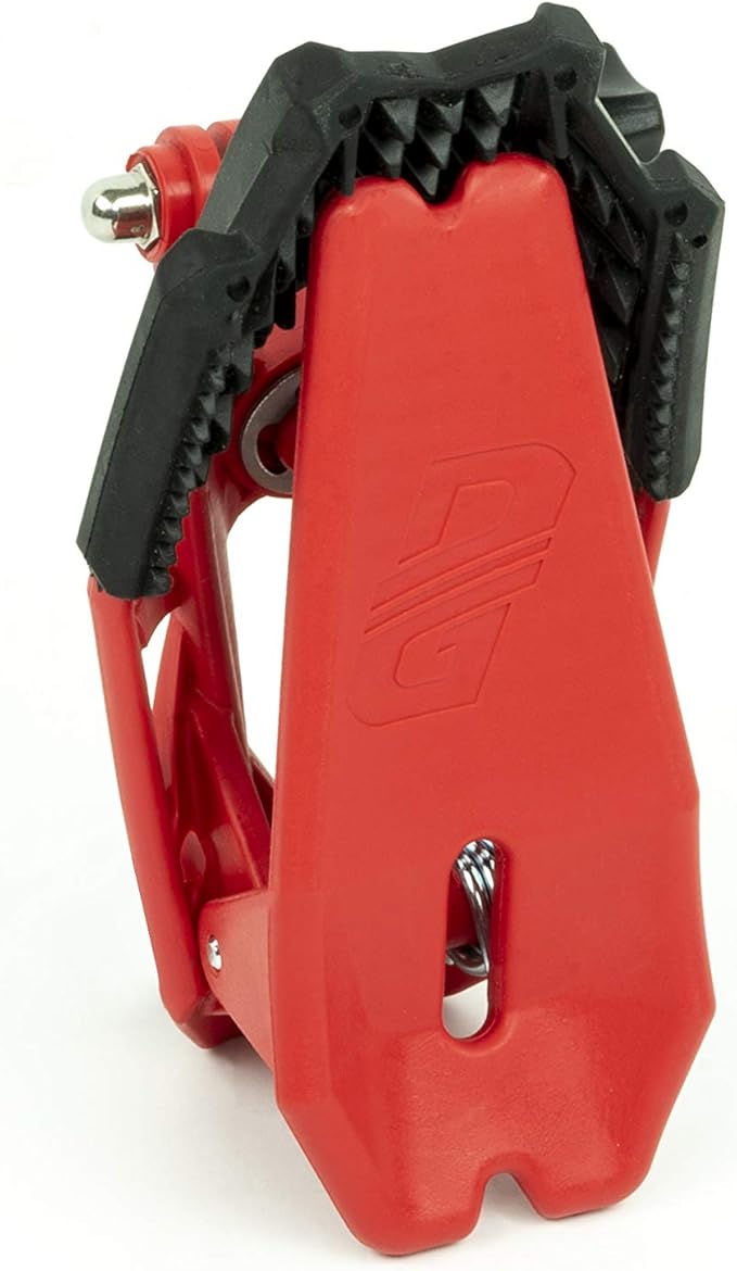 Dango Design Gripper Mount for GoPro/Osmo/Insta360 | Universal Helmet Clamp Mount for Action Cameras | Dirtbike, Motocross, Enduro, Motorcycle, ATV Helmets | Ripper Red