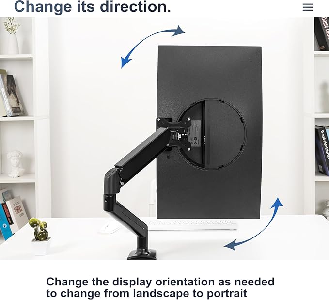 Monitor Arm/Mount VESA Bracket Adapter Compatible with CF27T55 | CF32T55 | 32" S39C | 27" S39C Curved 27" and 32" Curved Display Monitor T55 and S39C Series VESA 100 * 100mm 75 * 75mm